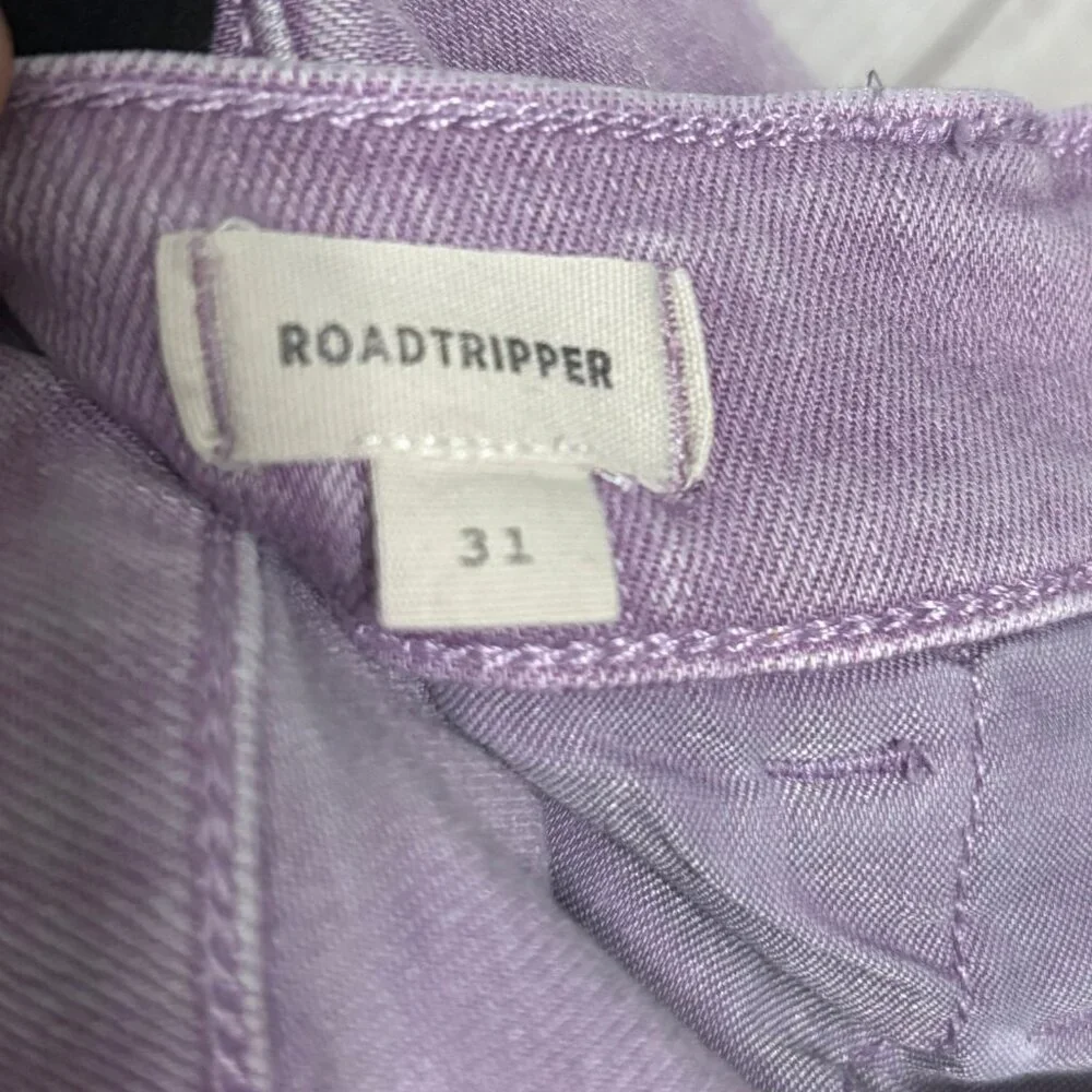Madewell Lavender Roadtripper Pants Size 31 - Picture 7 of 8